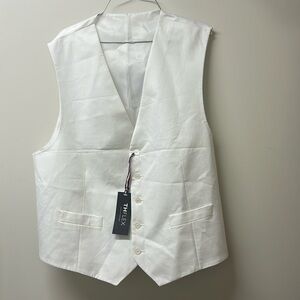 Brand new, super clean, white cotton vest